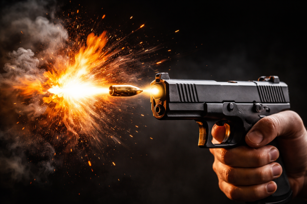 ai द्वारा गण शॉट की बनाई गई तस्वीर।