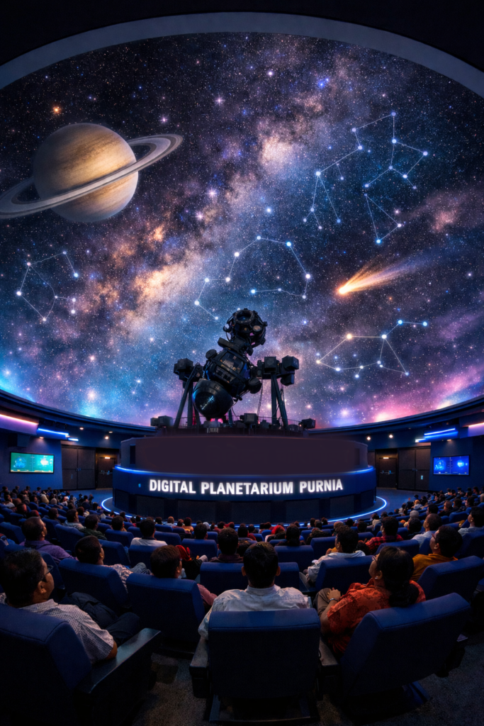 AI द्वारा बनाई गई डिजिटल तारामंडल की तस्वीर।