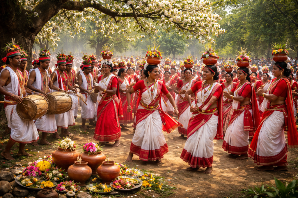 sarhul festival relevance in global warming era nature conservation