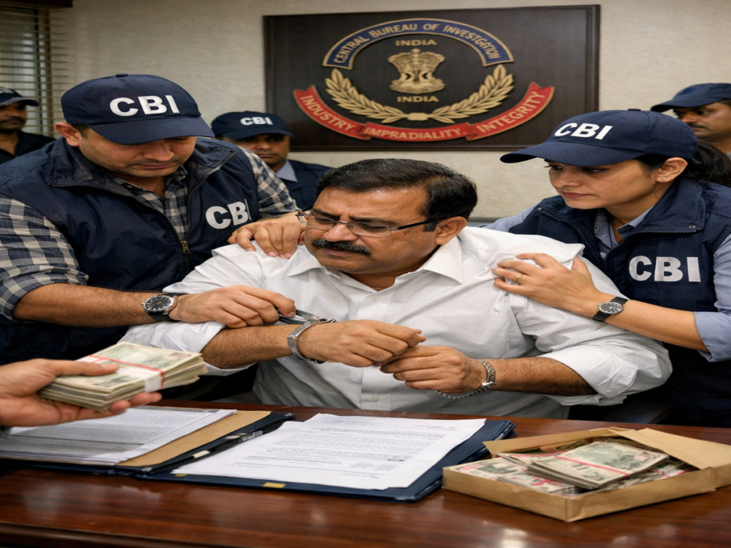 cbi-arrests-ranchi-railway-chief-commercial-inspector-bribery-case
