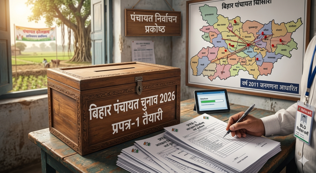 bihar-panchayat-election-2026-form-1-reservation-schedule-training-dates