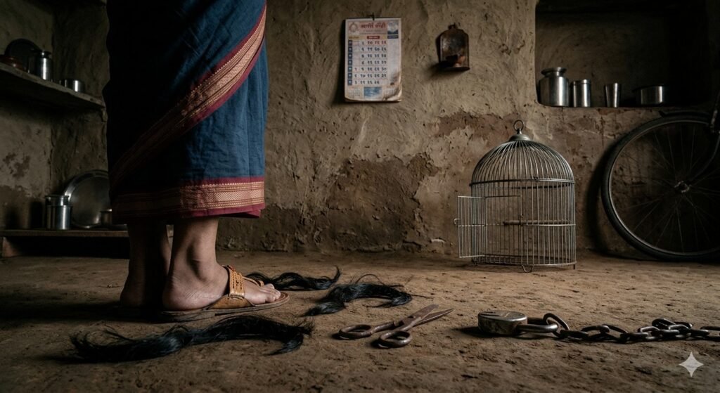 maharashtra-parents-shave-minor-daughter-head-to-protect-from-evil-eye-case-filed