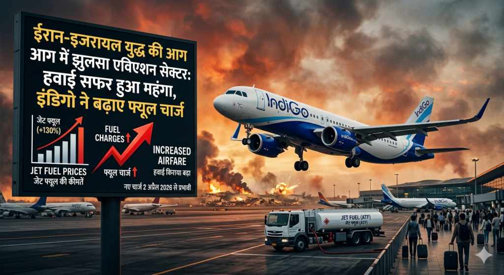 indigo-hikes-fuel-charge-due-to-iran-israel-war-air-fare-expensive