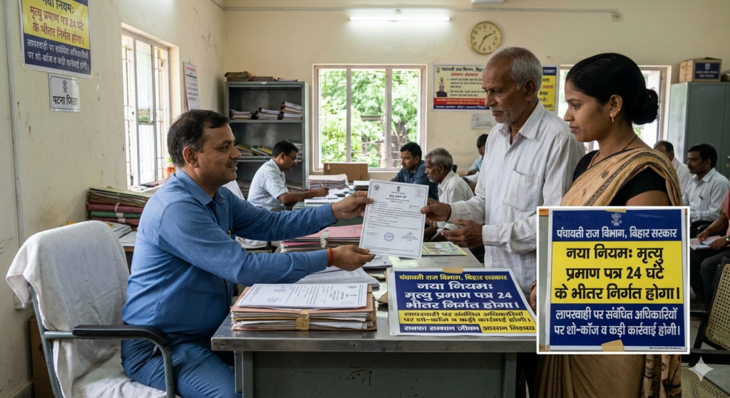 bihar-death-certificate-24-hours-rule-panchayati-raj-department-strict-order