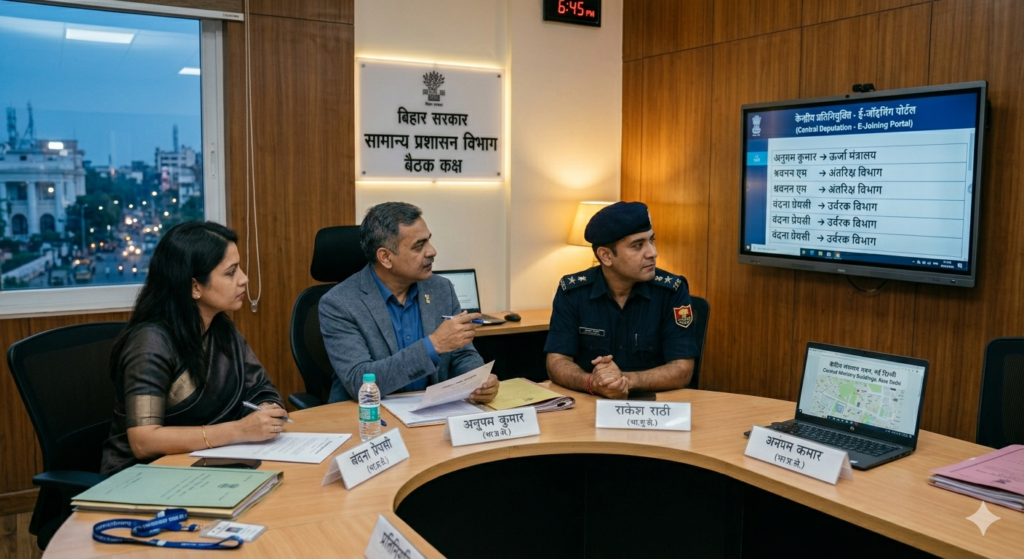 bihar-ias-ips-central-deputation-news-list anupam-kumar-vandana-preyasi-posting