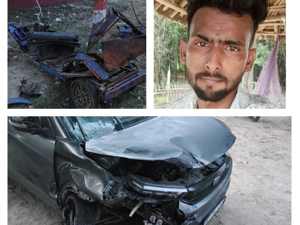 purnea-road-accident-stadium-road-tata-punch-toto-collision-one-dead