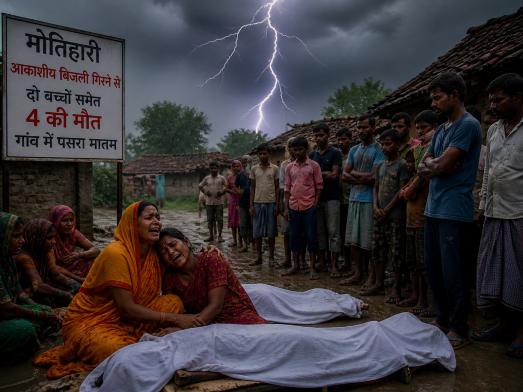 motihari-lightning-strike-death-four-people-including-two-children-sugauli