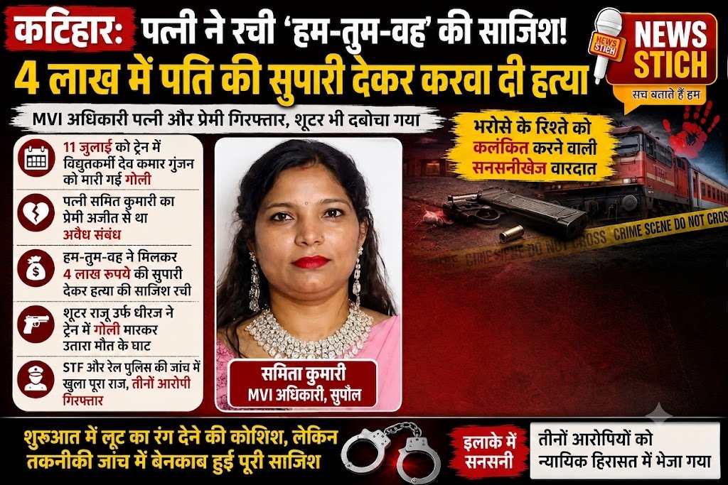 MVI Smita Kumari Katihar Murder Case Accused Arrested By Bihar Police